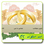 قالب وبلاگ حلقه های ازدواج